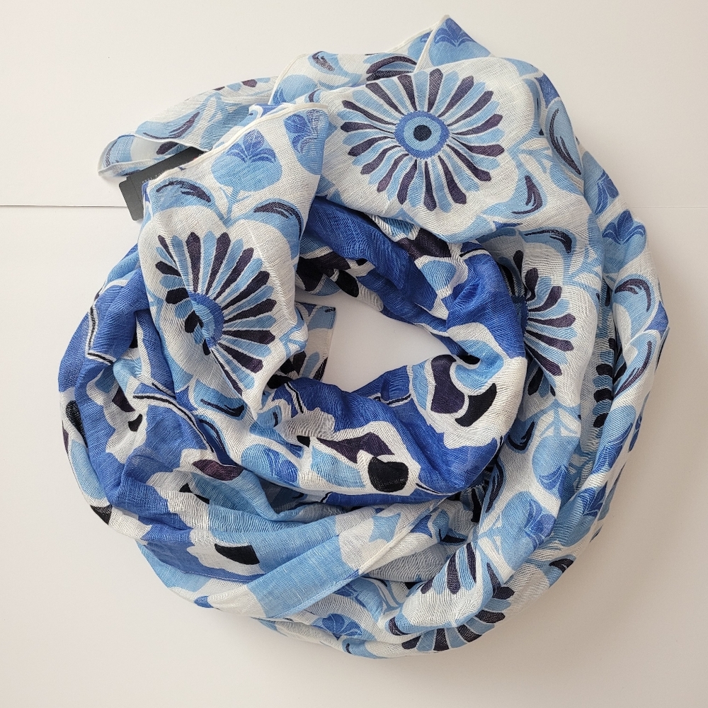 🌟 🆕️ New large scarf wrap linen blend fraas